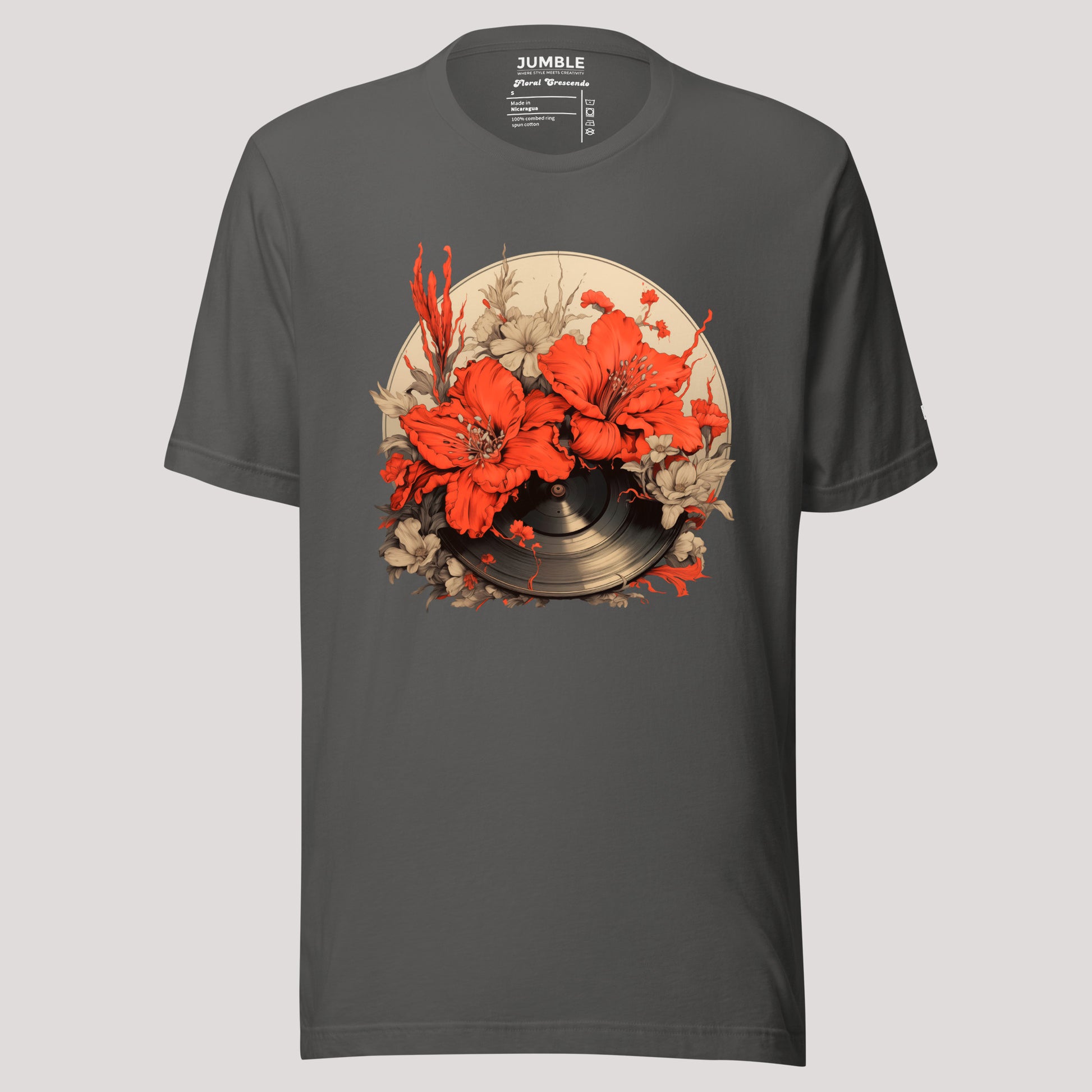 Floral Crescendo Unisex t-shirt