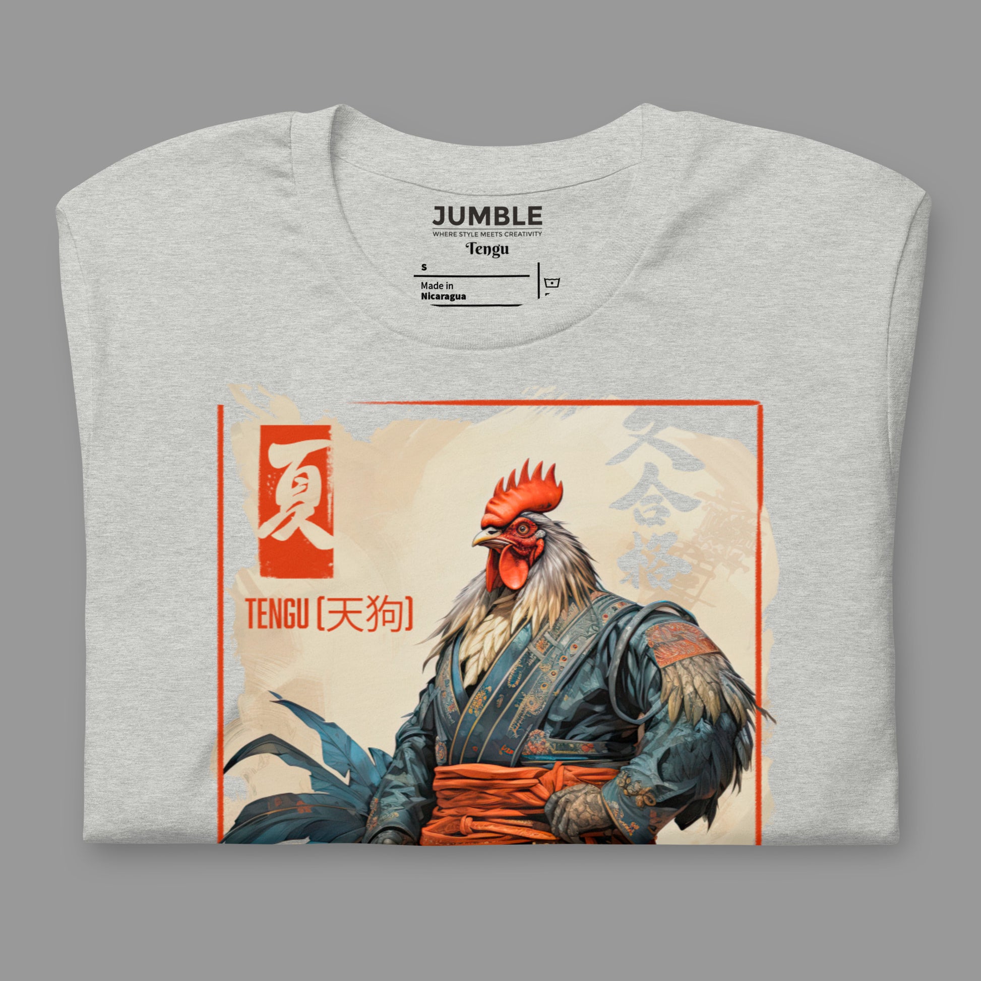folded Tengu (天狗) Unisex t-shirt