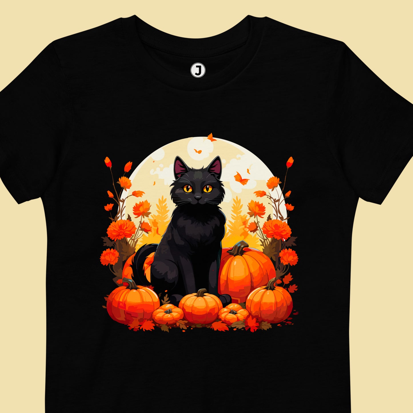 black Whiskers and Gourds Organic cotton kids t-shirt