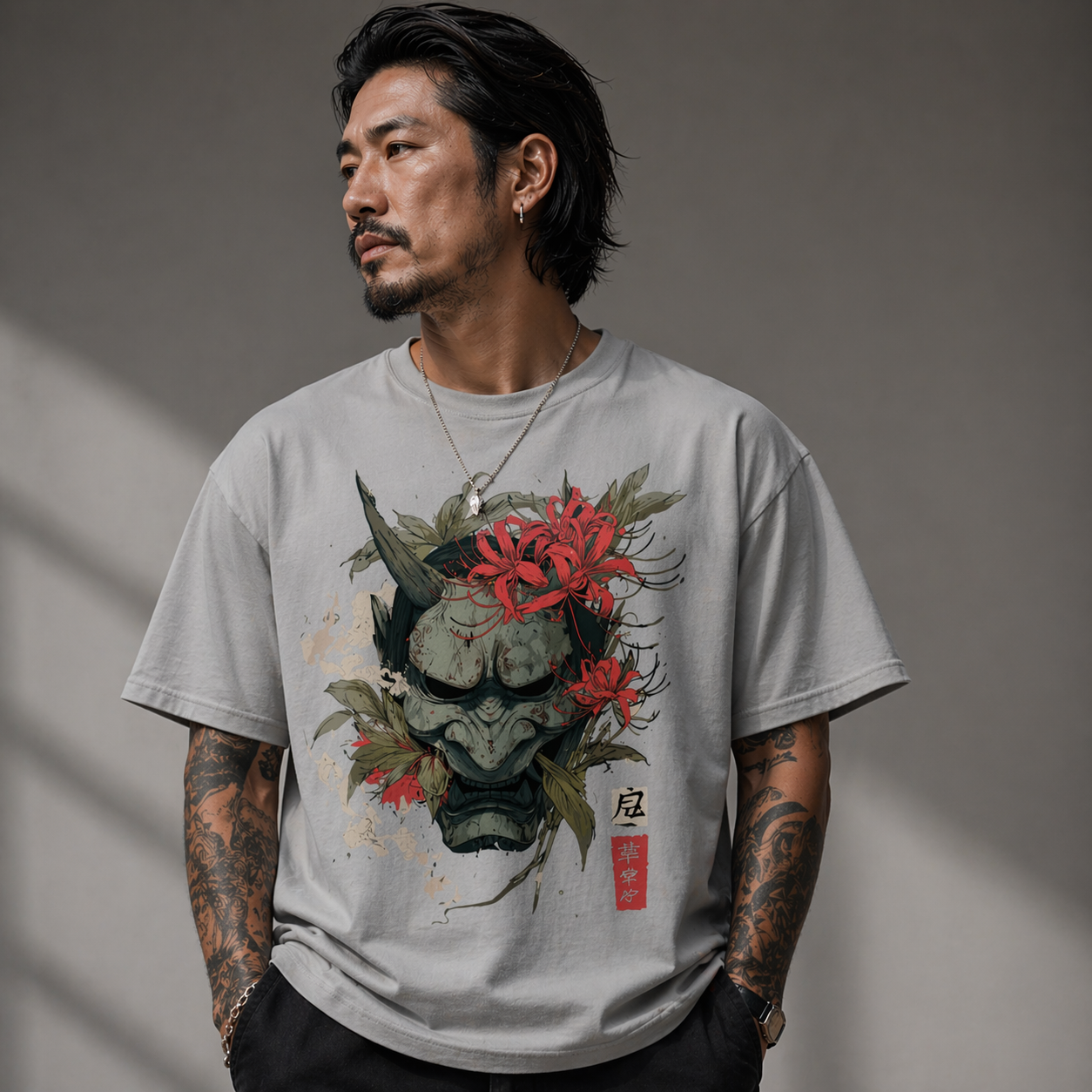 Higan no Oni Heavyweight Unisex T-shirt