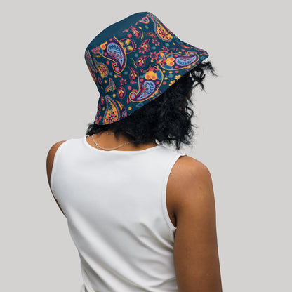 Paisley Bliss Reversible Bucket Hat