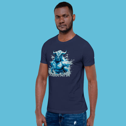 On Model - Azuric Myth Unisex T-Shirt in Navy