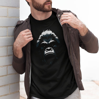 Primal Gaze Unisex t-shirt- worn by model- outdoors