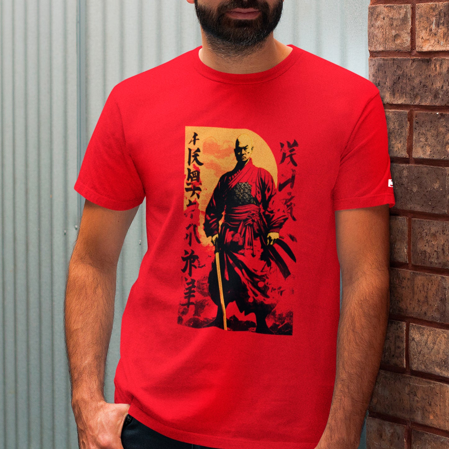 Imperial Honour Unisex t-shirt, worn by model outdoors