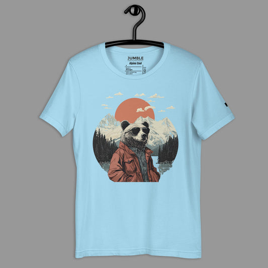 ocean_blue_Alpine_Cool_Unisex_t-shirt_on_a_hanger