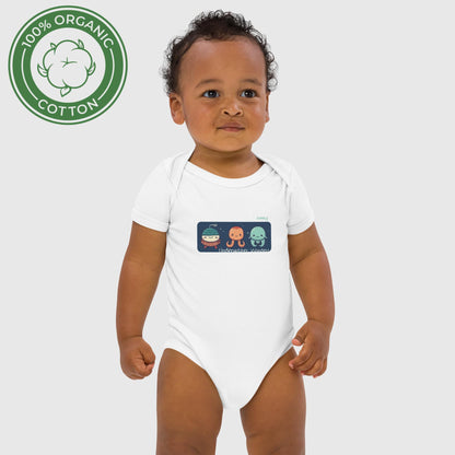 Underwater Wonders Organic cotton baby bodysuit