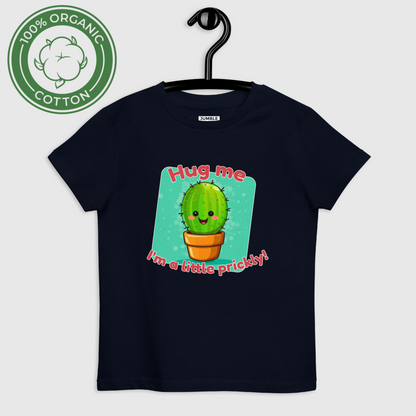 Hug me Cactus Organic cotton kids t-shirt