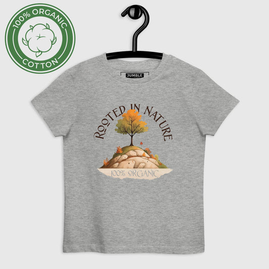 T-shirt enfant en coton biologique Rooted In Nature