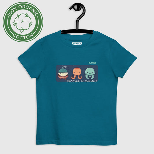 T-shirt enfant Merveilles sous-marines en coton bio