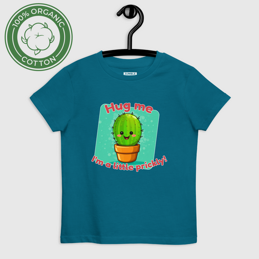 Hug me Cactus T-shirt enfant en coton bio