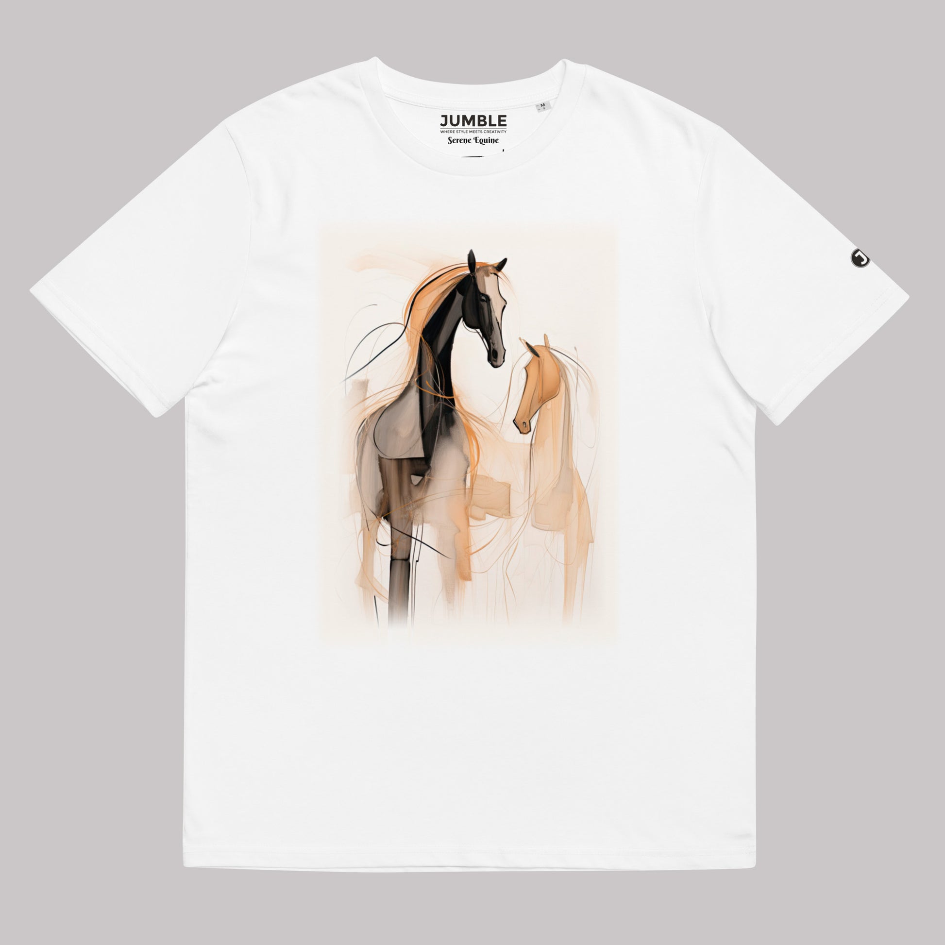Serene Equine Unisex organic cotton t-shirt