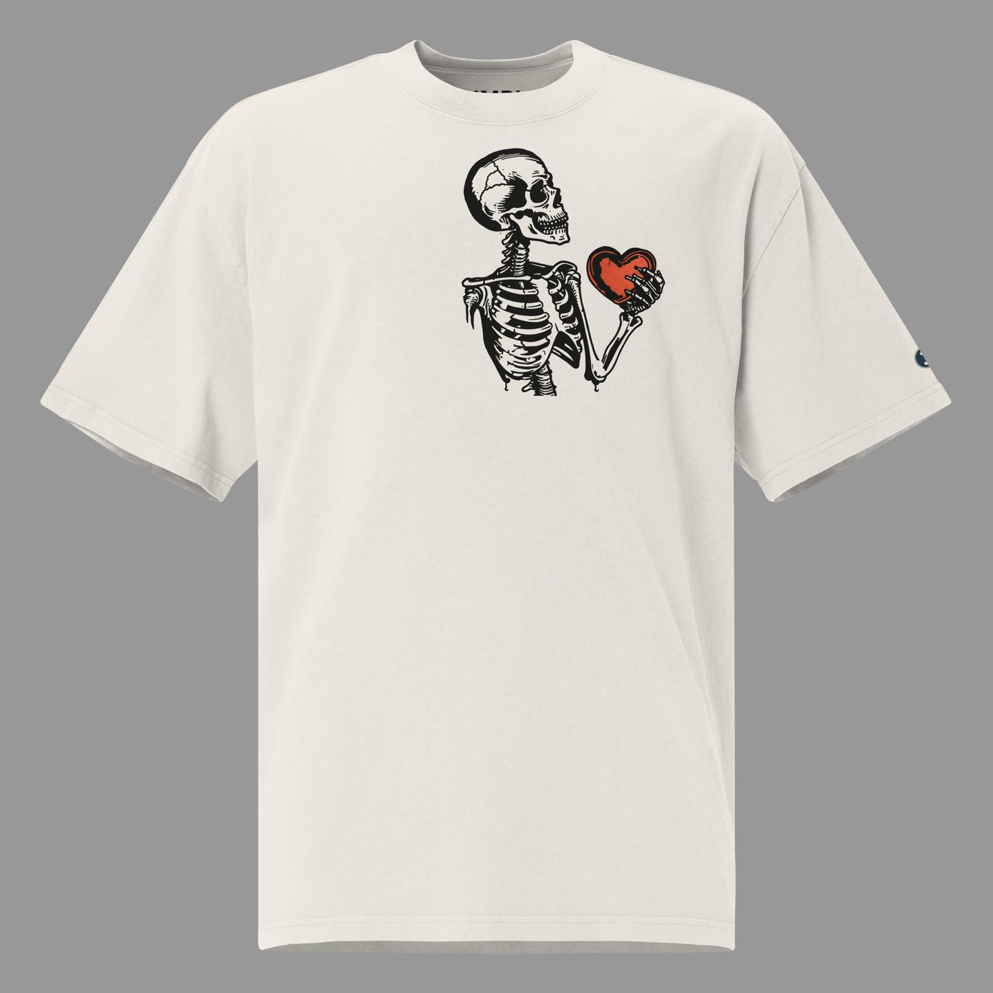 faded bone Heart of Bone Oversized faded t-shirt