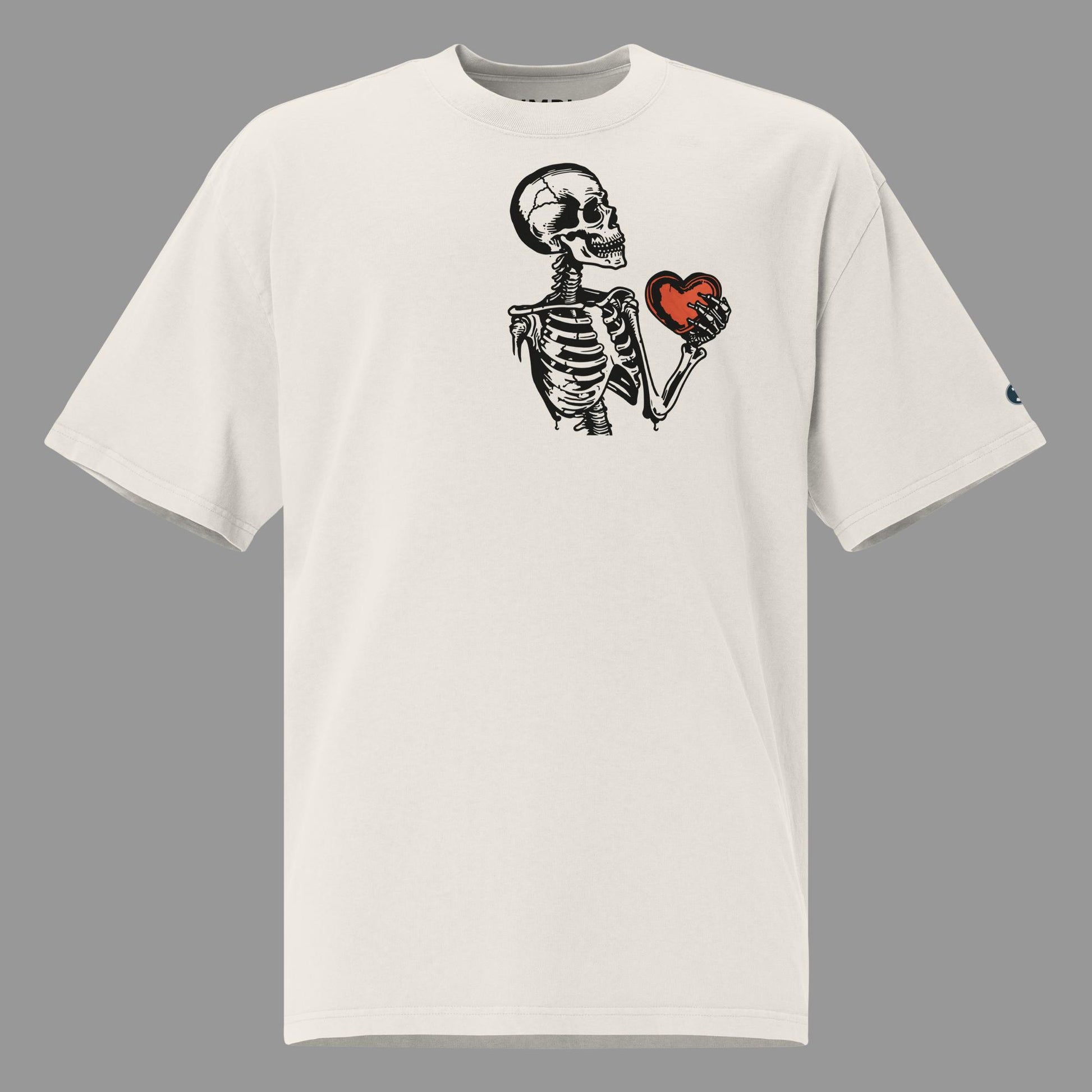 faded bone Heart of Bone Oversized faded t-shirt