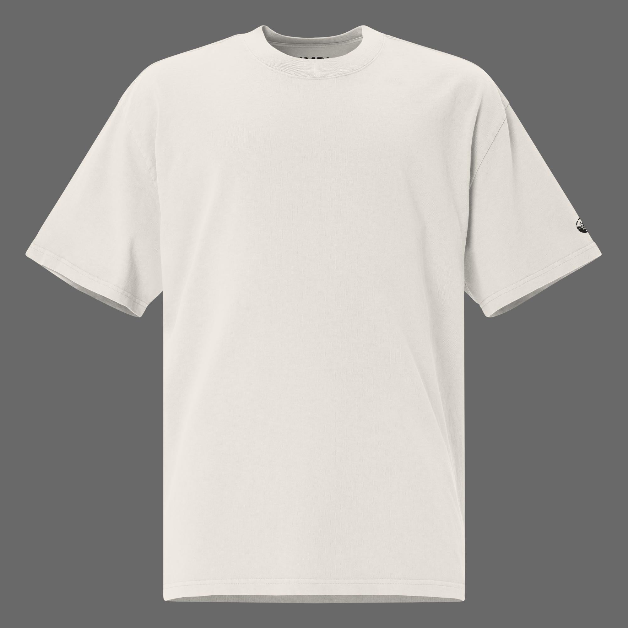 Hi no Tsubasa Oversized Faded T-Shirt | Japanese Crane & Koi Back