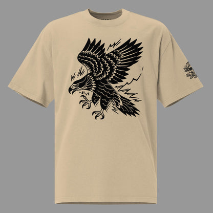 Thunderbird Oversized faded t-shirt