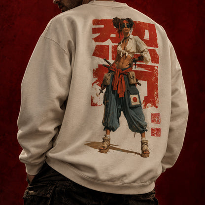 Kunoichi Oversized Heavyweight Sweatshirt | Bella + Canvas