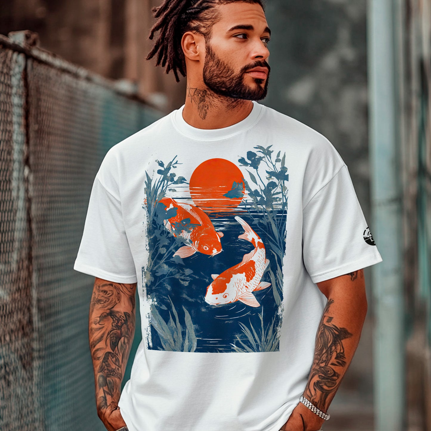 Sensui Men’s Boxy Heavyweight T-Shirt