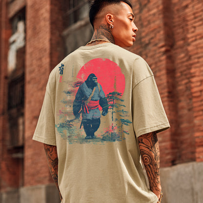 Monku Oversized faded t-shirt  (back print)