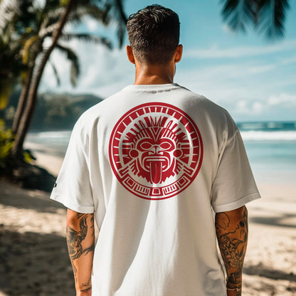 Tonatiuh’s Mark Men’s Boxy Heavyweight T-Shirt (back print)