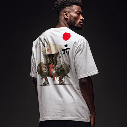 Kagehōsha (影法者 – Shadow Walker) Men’s Boxy Heavyweight T-Shirt (back print)