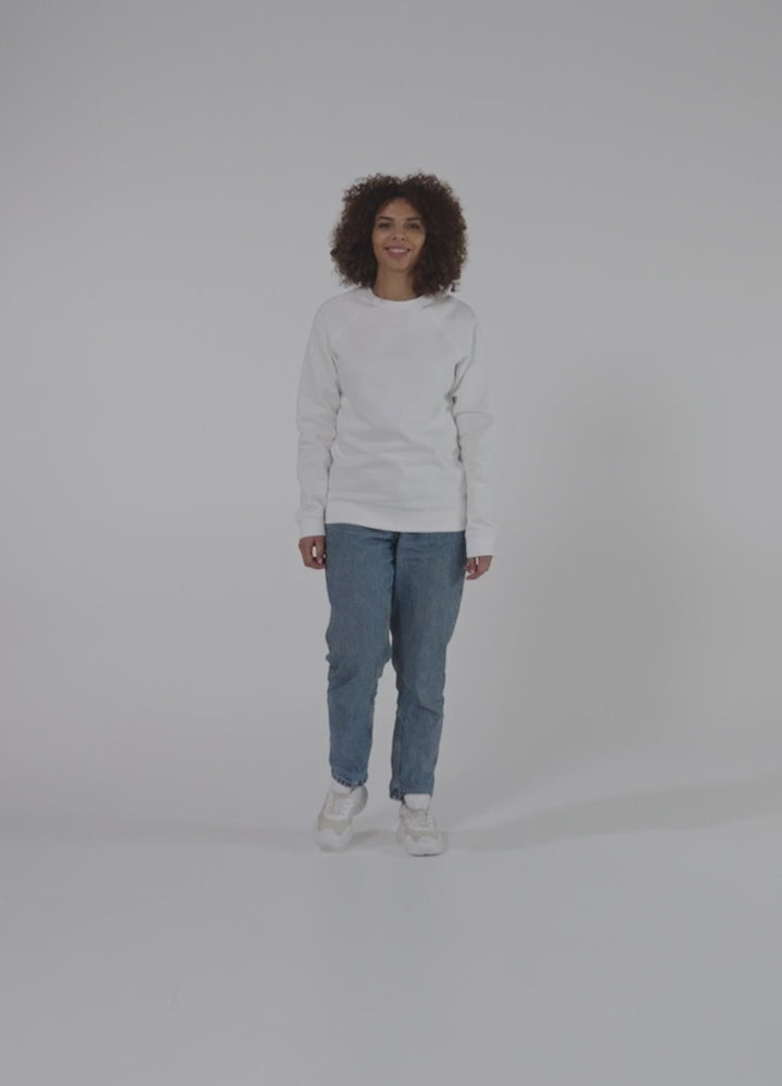 Video laden: The Jumble x Unisex Organic Raglan Sweatshirt | SOL&#39;S 03567