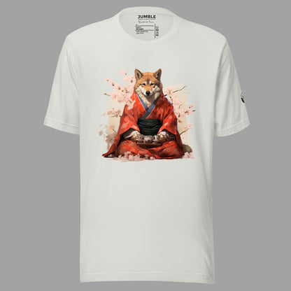 silver Kimono Inu Unisex t-shirt