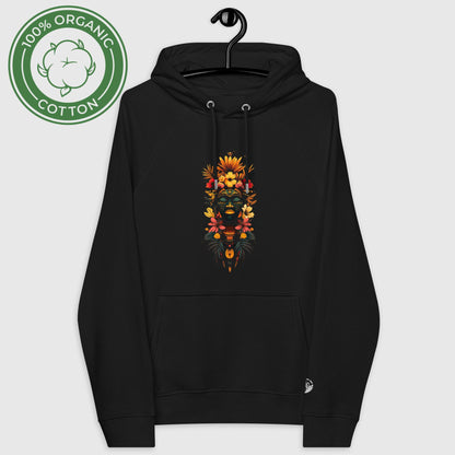 Sacred Flora Unisex Premium Organic Raglan Hoodie