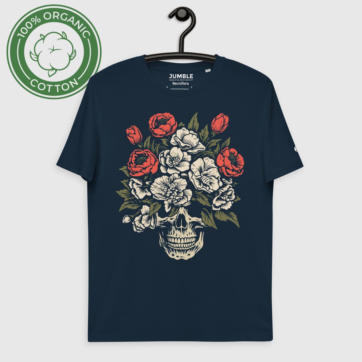Necroflora Unisex organic cotton t-shirt