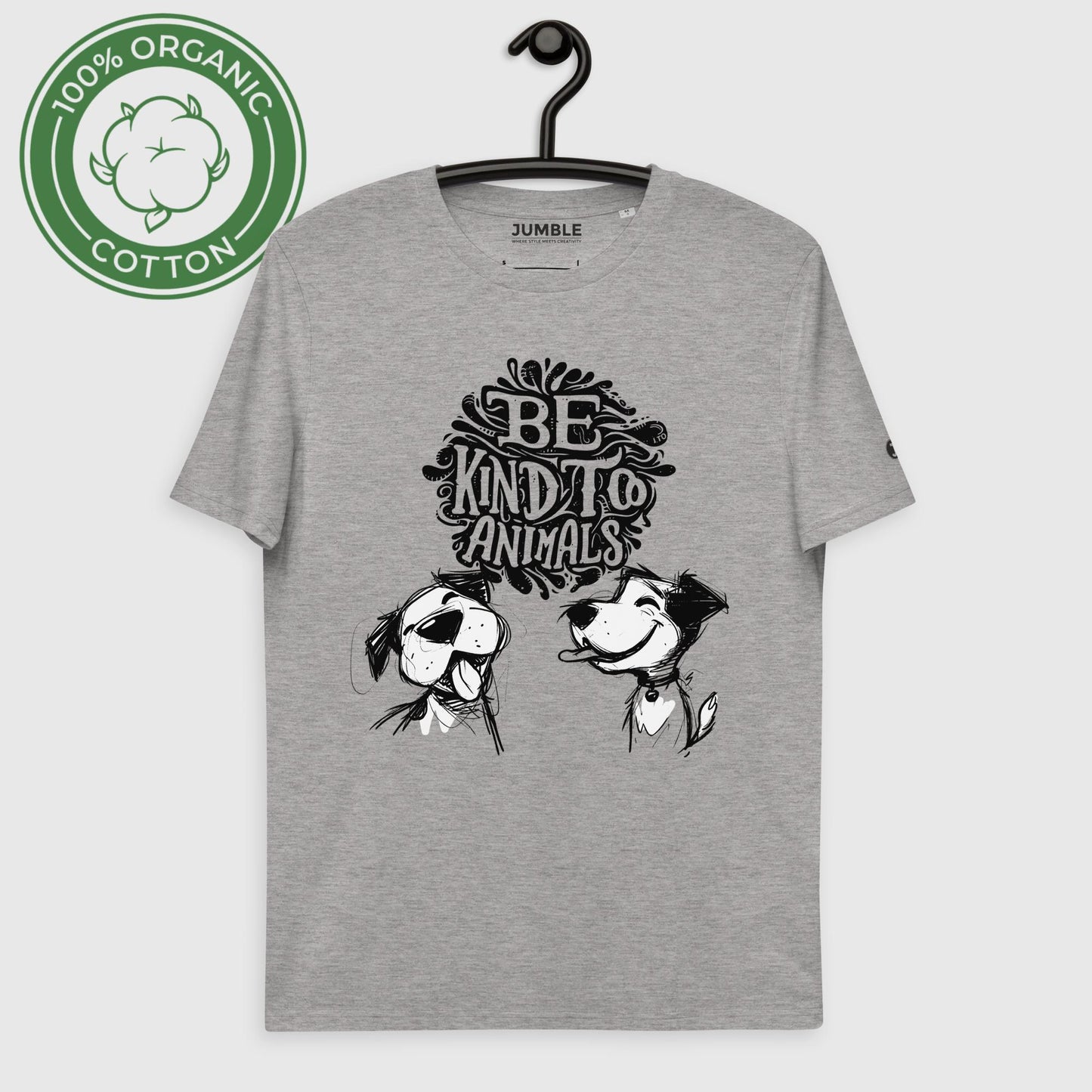 Puppy Love Unisex organic cotton t-shirt