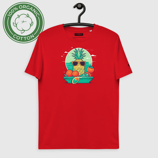 Tropical Vibes Unisex-T-Shirt aus Bio-Baumwolle