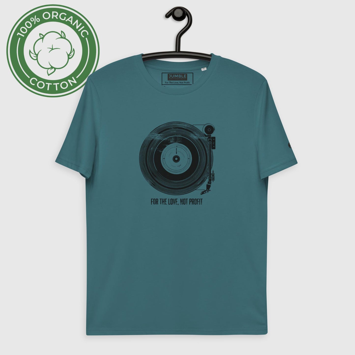 For The Love Unisex organic cotton t-shirt- stargazer- On Hanger