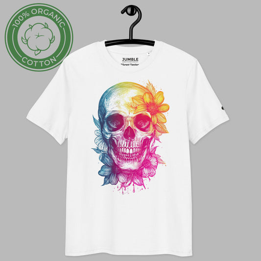 Vibrant Vanitas Unisex organic cotton t-shirt