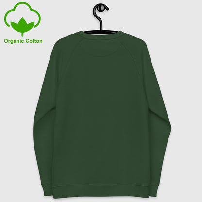 Shōjo Style Unisex organic raglan sweatshirt