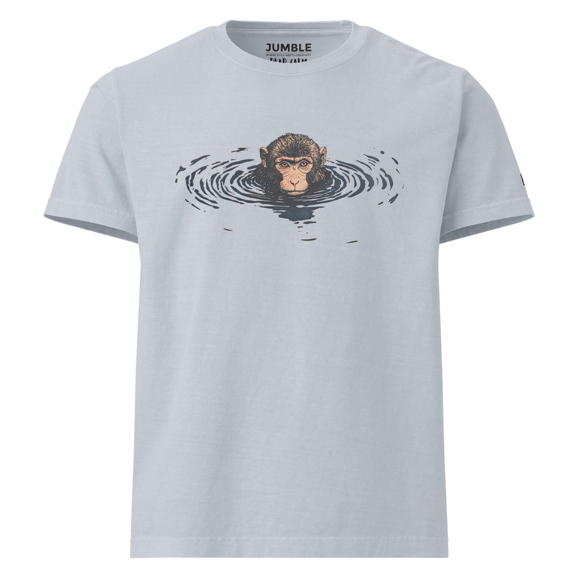 Shizukana Mizu Oversized T-shirt – Vintage-Washed Streetwear with