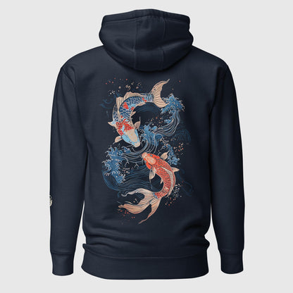 Koi Kagayaki Unisex Premium Hoodie | Cotton Heritage