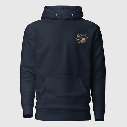 Navy Ka Manō Premium Hoodie | Cotton Heritage