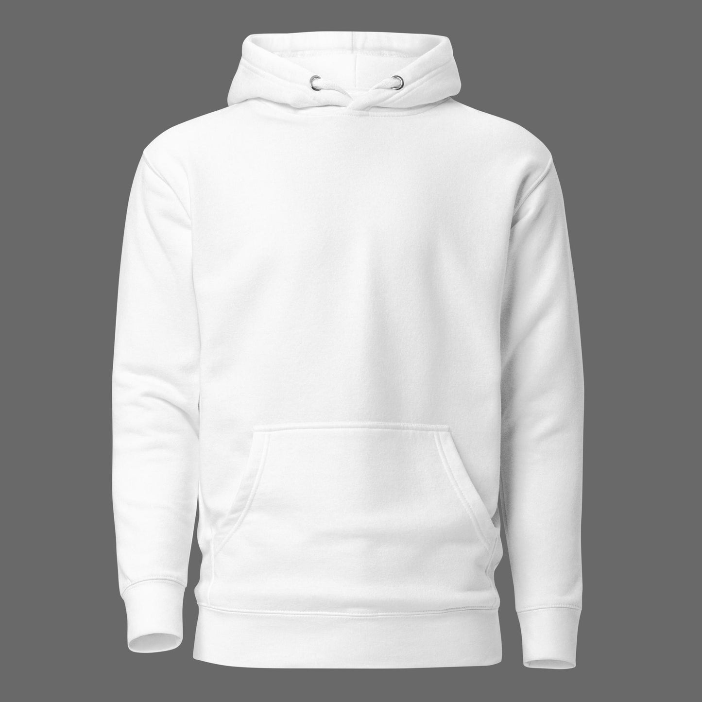 front view of white Irezumi Unisex Premium Hoodie | Cotton Heritage