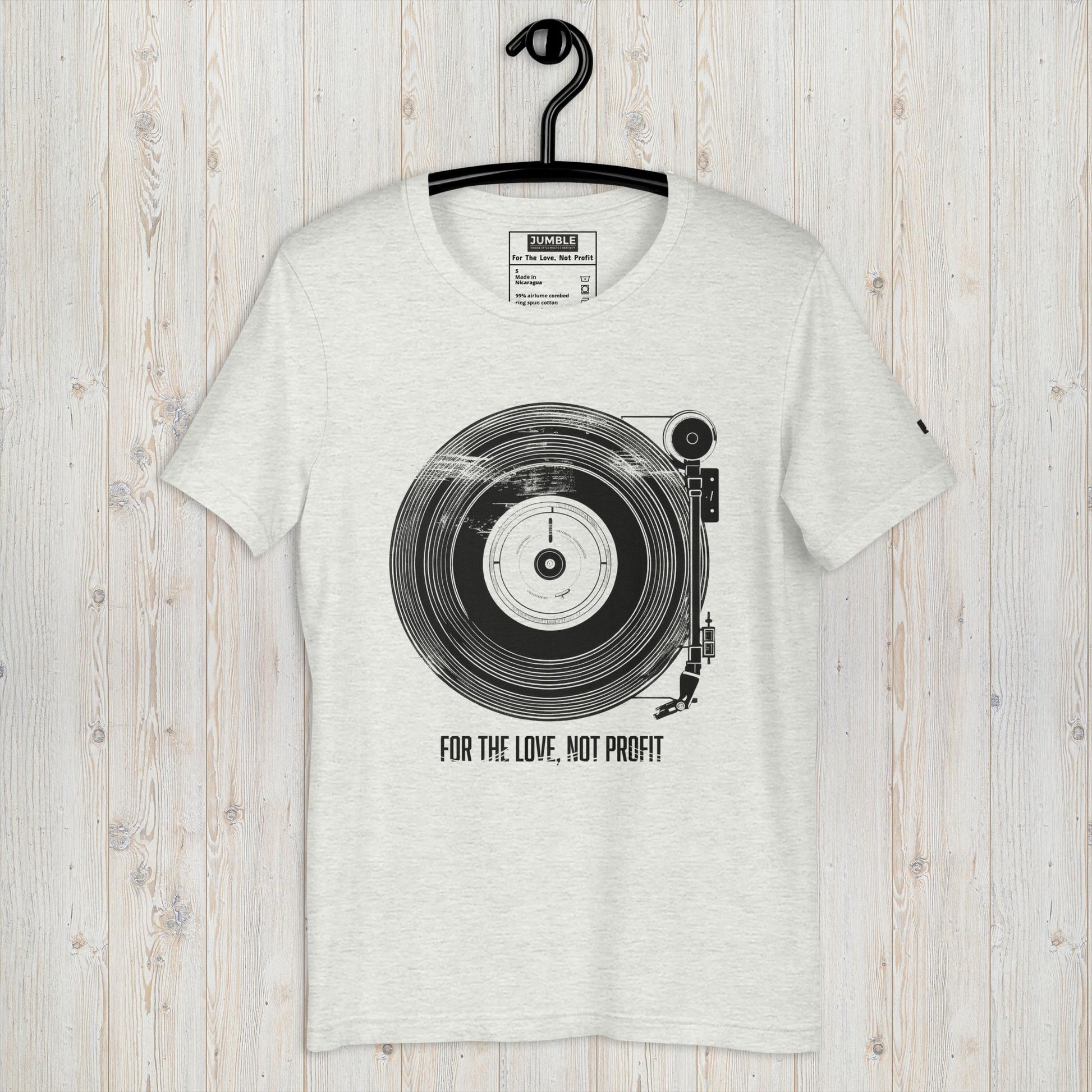 For The Love Unisex t-shirt- ash- on hanger