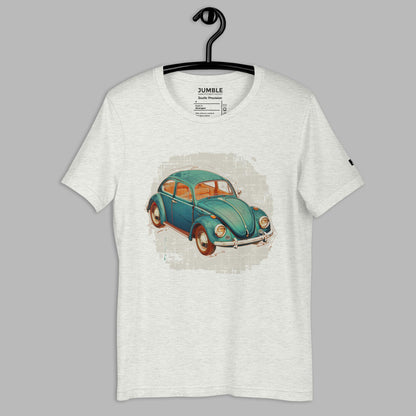 ash Beetle Precision Unisex t-shirt displayed on a hanger