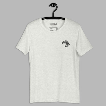 ash Te Ora O Pahu Unisex t-shirt on a hanger