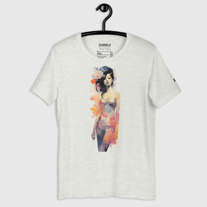 Dualité en fleur T-shirt unisexe