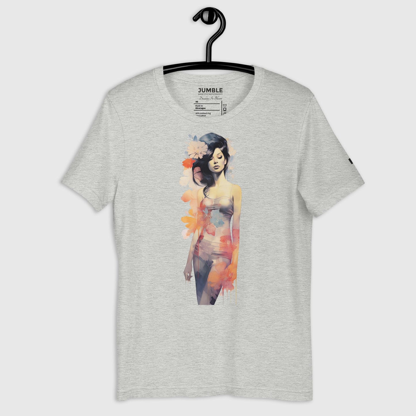 Duality In Bloom Unisex t-shirt