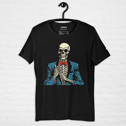 Ghastly Ovation Unisex t-shirt, displayed on hanger