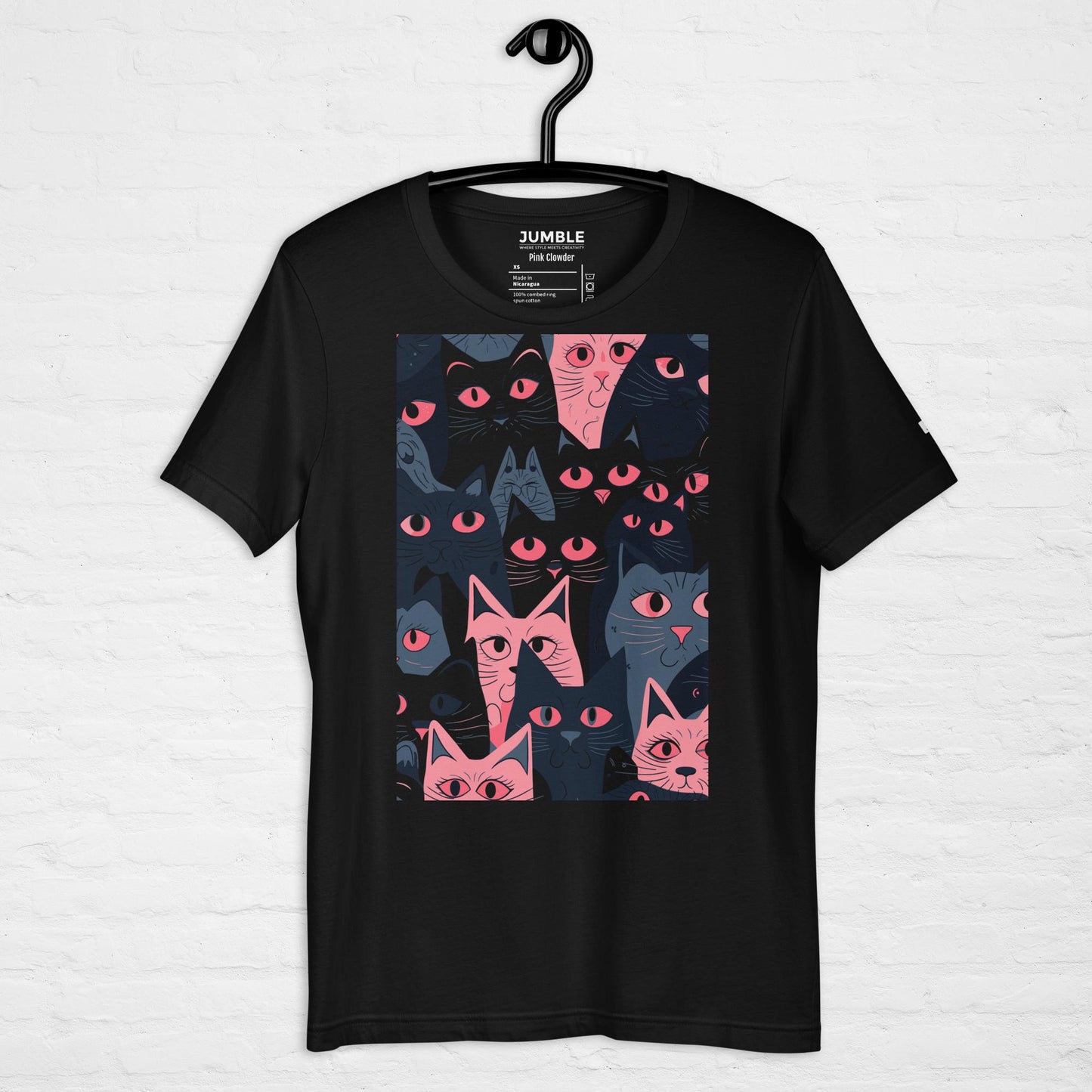 Pink Clowder Unisex t-shirt