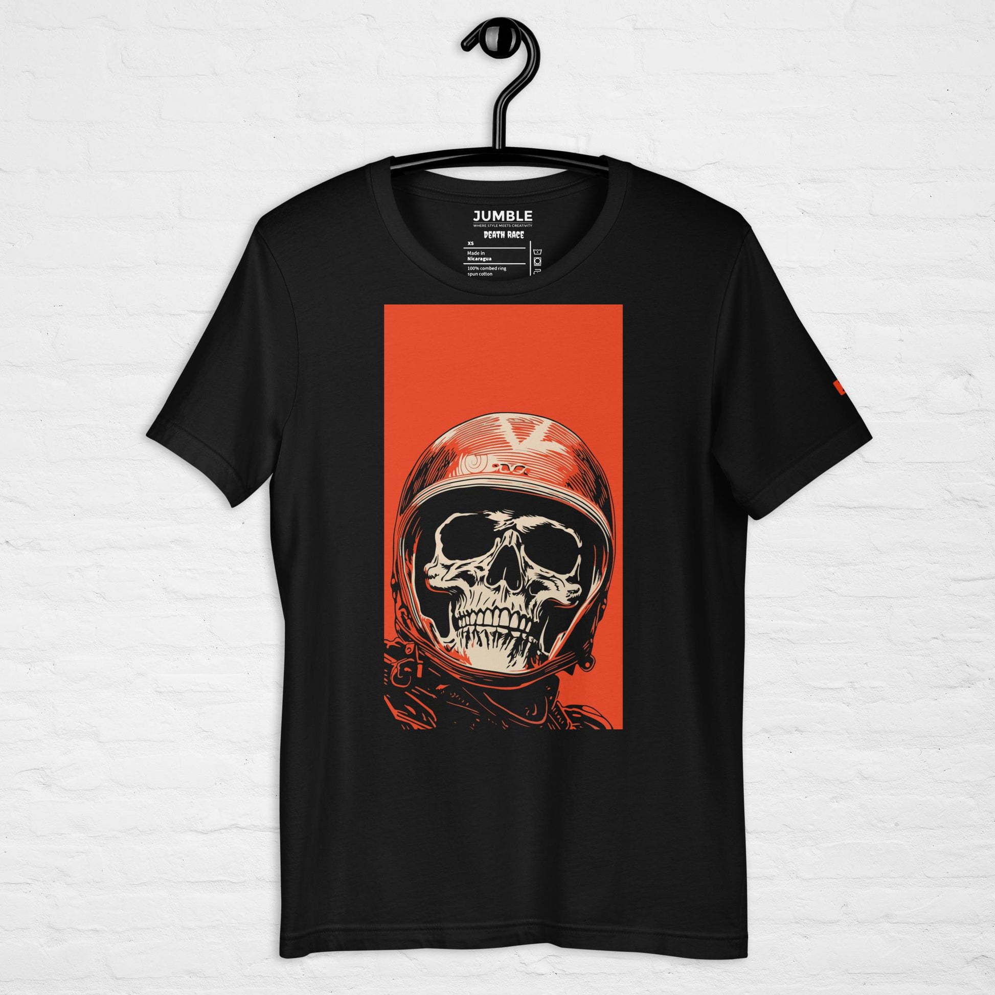 Death Race Unisex t-shirt ON A HANGER