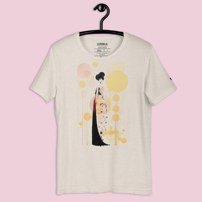  Pudica Slender Unisex T-Shirt on hanger- Heather Dust 