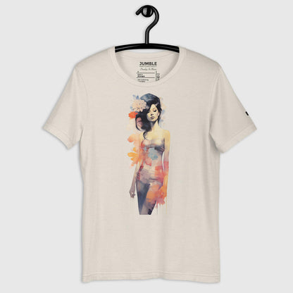 Dualité en fleur T-shirt unisexe