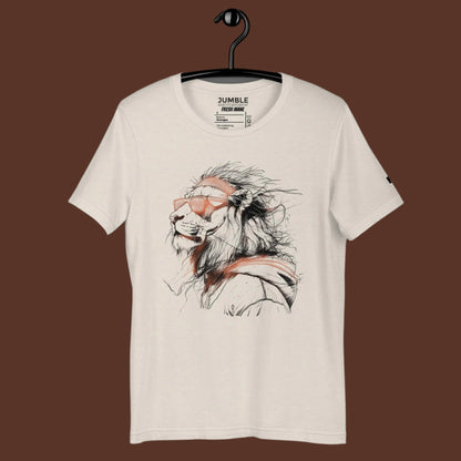 Fresh Mane Unisex t-shirt on a hanger