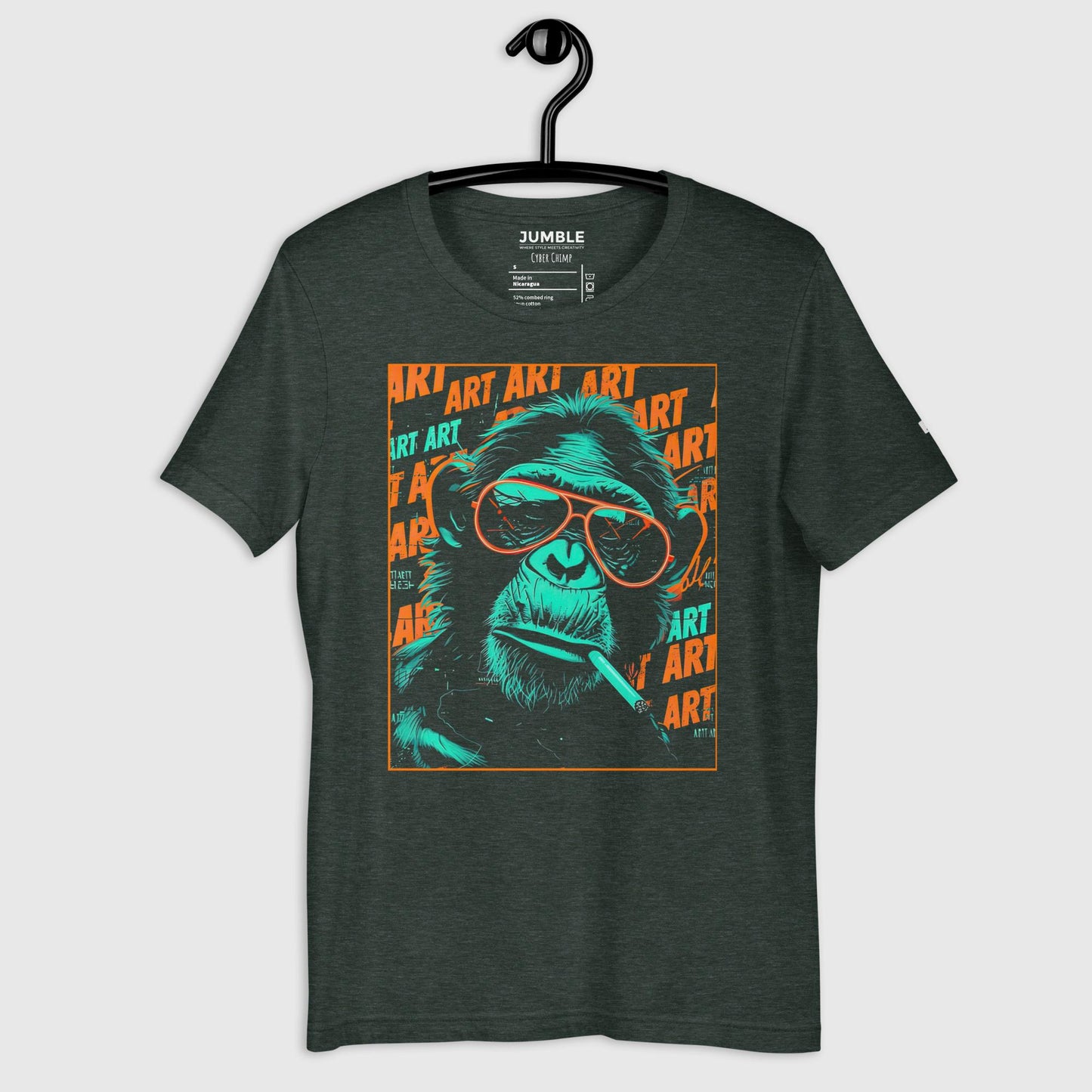 Cyber Chimp Unisex t-shirt