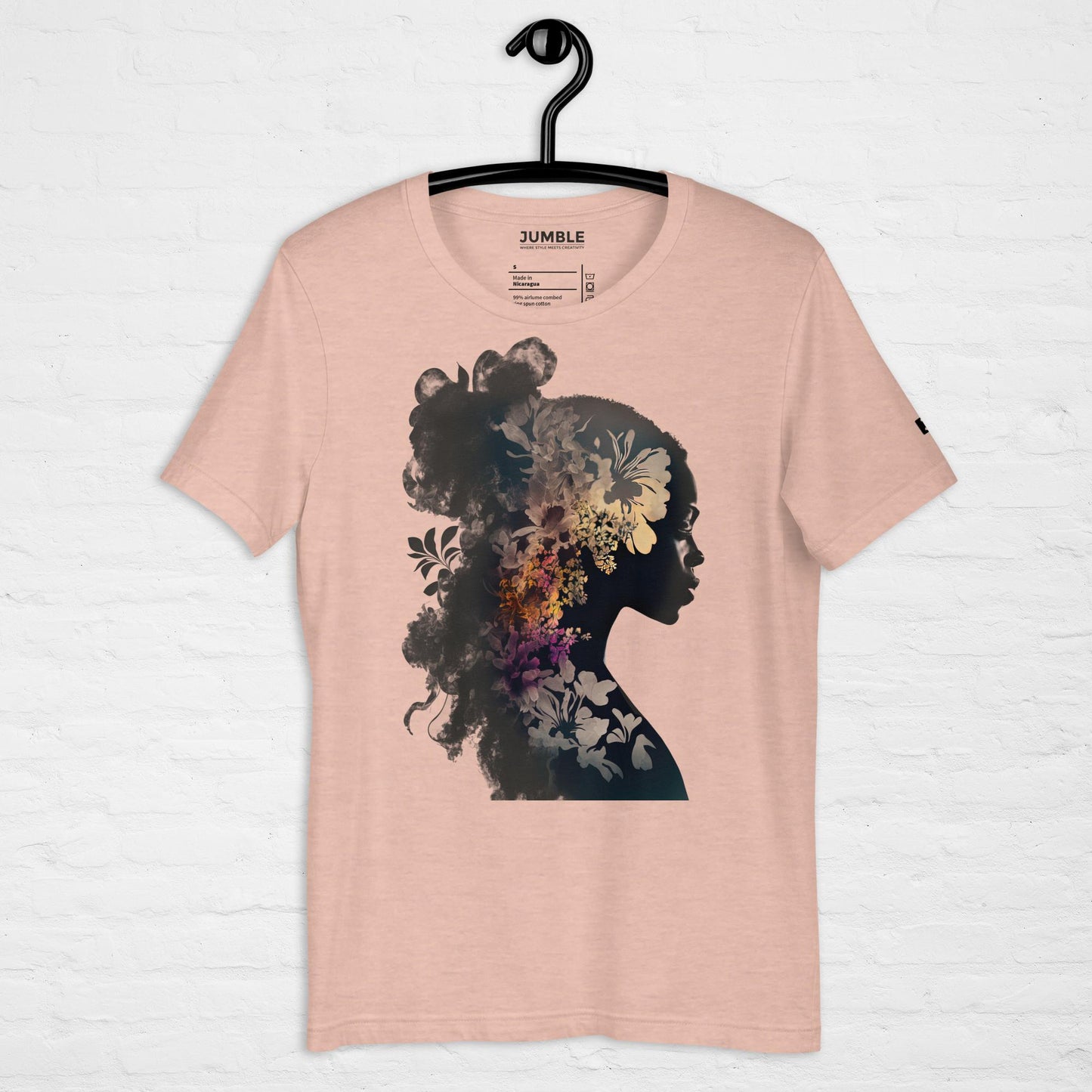 heather prism Smoke Dreams Unisex t-shirt displayed on a hanger